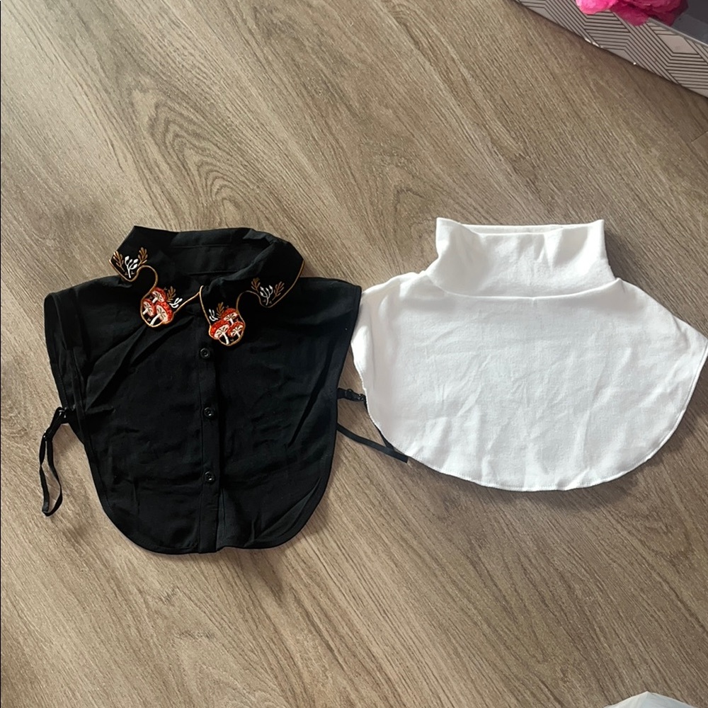 Chic Black and White Detachable Collars